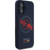 Red Bull Case Hc Silicone ORBR20 Logo Red Lining To Iphone 16 Magsafe Navy Blue - (RBHMP16S24SIOLVR)