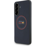 Red Bull Case Meshed Red Ring For Samsung Galaxy A56 Navy Blue - (RBHCSA5624PUILVR)