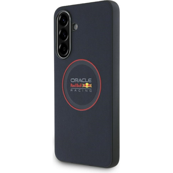 Red Bull Case Meshed Red Ring For Samsung Galaxy A56 Navy Blue - (RBHCSA5624PUILVR)