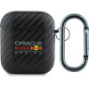 Red Bull Case Pu Carbon Logo For Airpods 1/2 Black - (RBA2PUCAILK)