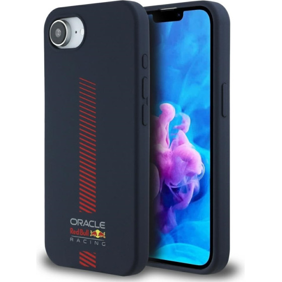 Red Bull Case Silicone w/ Powerbar Magsafe For Iphone 16e Navy Blue - (RBHMPSE424SIVGSV)