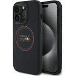Red Bull Iphone 14 Pro 6.1'' Hardcase Navy Leather Red Ring Magsafe - (RBHMP14L24PUILVR)