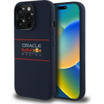 Red Bull Iphone 14 Pro 6.1'' Hardcase Navy Silicone Horizontal Logo Magsafe - (RBHMP14L24SIHSRV)