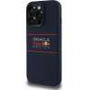 Red Bull Iphone 14 Pro 6.1'' Hardcase Navy Silicone Horizontal Logo Magsafe - (RBHMP14L24SIHSRV)
