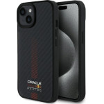 Red Bull Iphone 15 6.1'' Hardcase Black Carbon Fiber Power Bar Magsafe - (RBHMP15S24CFGSMK)