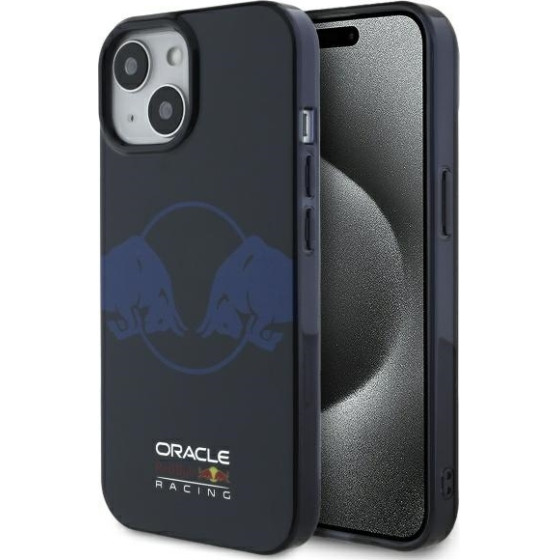 Red Bull Iphone 15 6.1'' Hardcase Navy Iml Two Bulls Magsafe - (RBHMP15S24HIDBV)