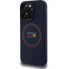 Red Bull Iphone 15 Pro 6.1'' Hardcase Navy Silicone Red Ring Magsafe - (RBHMP15L24SIILVR)