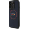 Red Bull Iphone 15 Pro Max 6.7'' Hardcase Navy Leather Red Ring Magsafe - (RBHMP15X24PUILVR)