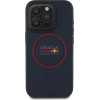Red Bull Iphone 15 Pro Max 6.7'' Hardcase Navy Leather Red Ring Magsafe - (RBHMP15X24PUILVR)