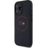 Red Bull Iphone 16 6.1'' Hardcase Navy Leather Red Ring Magsafe - (RBHMP16S24PUILVR)