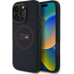 Red Bull Iphone 16 Pro 6.3'' Hardcase Navy Leather Red Ring Magsafe - (RBHMP16L24PUILVR)