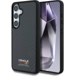 Red Bull Real Carbon Fiber Shiny Logo Magsafe Case For Samsung Galaxy S25 Black - (RBHMS25S24CFILSK)