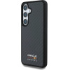Red Bull Real Carbon Fiber Shiny Logo Magsafe Case For Samsung Galaxy S25 Black - (RBHMS25S24CFILSK)