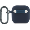 Red Bull Silicone Logo & Lines Case For Airpods 4 Navy Blue - (RBA4SIVSV)