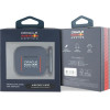 Red Bull Silicone Logo & Lines Case For Airpods 4 Navy Blue - (RBA4SIVSV)
