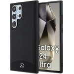 MERCEDES S24 Ultra S928 Black Hardcase Leather Textured & Plain Magsafe - (MEHMS24L23RBARK)