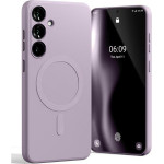 Mercury Magsafe Semi-Silicone Sam S24+S926 Liliowy Fiolet /Lilac purple