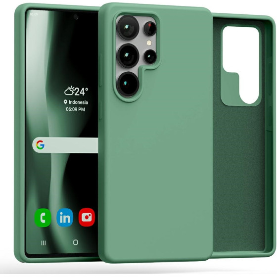 Mercury Silicone Sam S25 Ultra S938 green