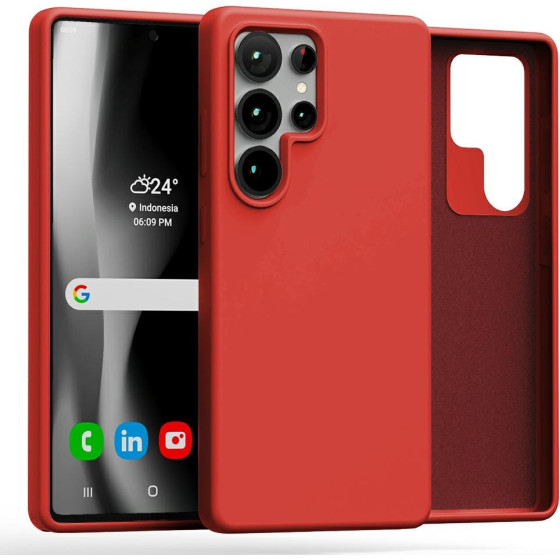 Mercury Silicone Sam S25 Ultra S938 red