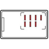 Lampa Led Flasher (��������) 7PIn ��� Led ���� 12V 1,2A Max Plug & Play - 1 ���. - (91622)