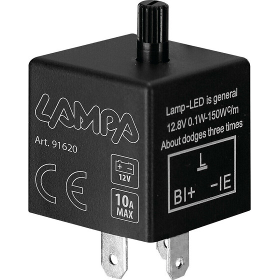 Lampa Led Flasher (��������) Trimmer ����������� ��� Led ���� 12V Max 10A 3PIn - 1 ���. - (91620)