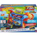 Mattel Hot Wheels City: Color Shifters - Tunnel Twist Car Wash Playset (HTN80)