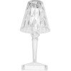 GloboStar Crystal ���������������� ����������� ��������� �������� Led 1W 100lm 360� Dc 5V IP44 Rgbw Dimmable �� �������� ��� �������� ����������� Ir ������� �������� - �11.5 x �11.5 x �25.5cm - 3 ������ ������� - (62042)