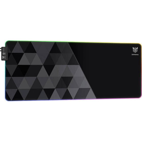 ONIKUMA MP006 RGB Mousepad (Black) - (MP006 RGB Black)