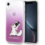Karl Lagerfeld iPhone Xrhardcase rozowy/pink Choupette Fun - (KLHCI61CFNRCPI)