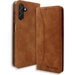 Bodycell Book Case Pu Leather Samsung A36 5G Brown - (BB-00202)