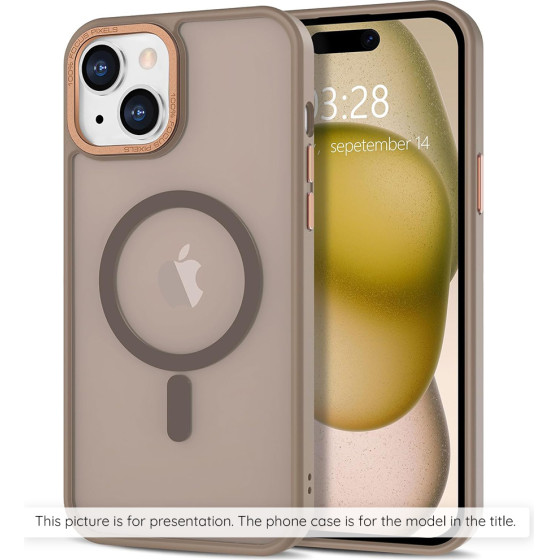 Techsuit - Halofrost Magsafe Series - Iphone 16e - Sandstone Brown