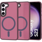 Techsuit - Halofrost Magsafe Series - Samsung Galaxy S23 - Bordeaux