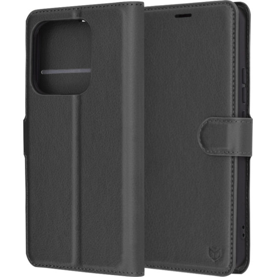 Techsuit - Leather Folio - Xiaomi Redmi Note 14 4G (163.25 x 76.55 x 8.16mm) - Black