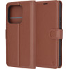 Techsuit - Leather Folio - Xiaomi Redmi Note 14 4G (163.25 x 76.55 x 8.16mm) - Brown