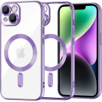 Techsuit - Luxury Crystal Magsafe - Iphone 14 - Light Purple