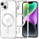 Techsuit - Luxury Crystal Magsafe - Iphone 14 - Silver