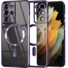 Techsuit - Luxury Crystal Magsafe - Samsung Galaxy S21 Ultra 5G - Light Purple