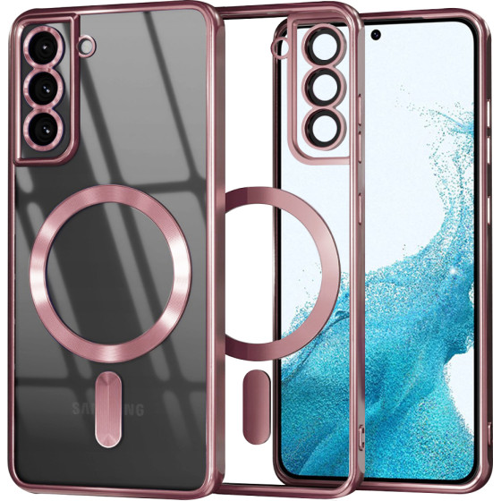 Techsuit - Luxury Crystal Magsafe - Samsung Galaxy S22 5G - Pink