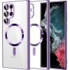 Techsuit - Luxury Crystal Magsafe - Samsung Galaxy S22 Ultra 5G - Light Purple