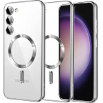 Techsuit - Luxury Crystal Magsafe - Samsung Galaxy S23 - Silver