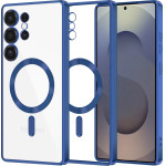 Techsuit - Luxury Crystal Magsafe - Samsung Galaxy S25 Ultra - Deep Blue