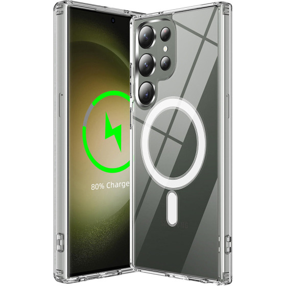 Techsuit - Magsafe Pro - Samsung Galaxy S23 Ultra - Transparent