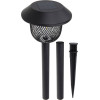 Forever Light Solar Led Lamp Steel Post Sunari FLS-30 black