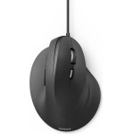 HAMA EMC-500 Wired Mouse Ergonomic, Vertical - Black - (182698-Hama)