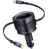 Baseus Pd Car Charger 2x USB-C Port 60W black