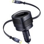 Baseus Pd Car Charger 2x USB-C Port 60W black