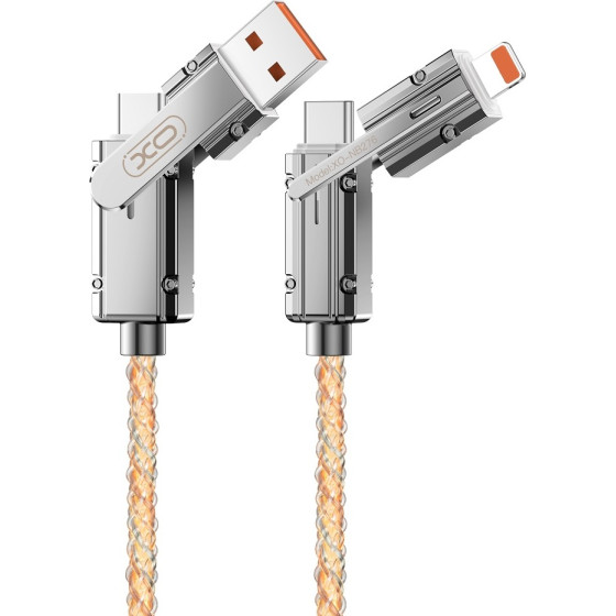XO Cable NB276 4w1 USB-C - Lightning + Usb - USB-C 60W 1,0m