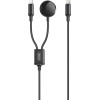 XO Wireless Inductive Charger CX030 Black For Apple Watch With Cable USB-C -USB-C
