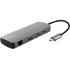 Trust Adapter USB-C Dalyx 8-IN-1 / 2 C - 2 Usb - 1 Hdmi - 1 Ether. 1 Reader - (25672)