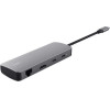 Trust Adapter USB-C Dalyx 8-IN-1 / 2 C - 2 Usb - 1 Hdmi - 1 Ether. 1 Reader - (25672)